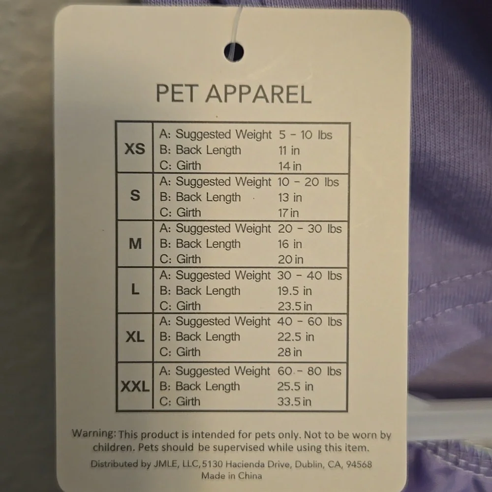 Cute Purple Animal Face Dress with Tulle Skirt For Dogs, Size Small